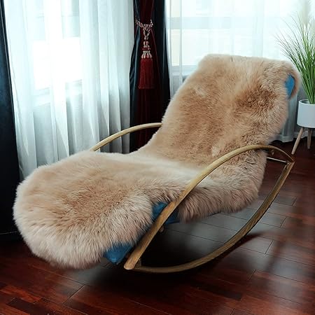 Genuine Sheepskin Area Rug Wool Rug Fur Carpet Fluffy Shaggy Fur Rug For Living Room Kids Bedroom Real Sheepskin Throw Lambskin