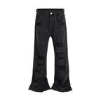 DARK DESTROYED DENIM