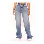 2026 New Y2K High Waist Baggy Jeans For Women Fashion Loose Denim Wide Leg Pants Casual Female Clothing XS-XL Drop Shipping