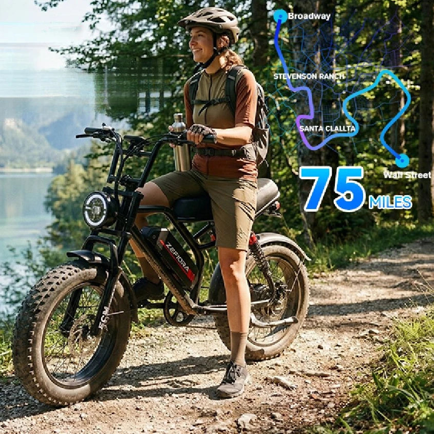 20 Inch Wild Beast Ebike,Certified UL2849 45° Climbing Adjustable Front Brake Seat Factory Original Free Local Shipping