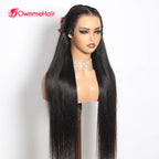 Real 100% Human Hair 13x6 Glueless Lace Wig Vietnames Bone Straight Hair Pre Plucked Bleached Knots Ready to Wear and Go 32Inch