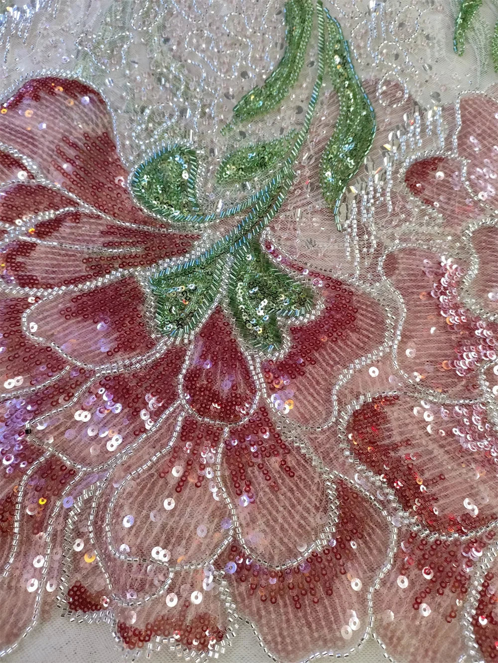 Ofherown Luxury Embroidered Floral Sequin Mermaid Evening Gown Women Strapless Formal Prom Party Dress with Detachable Shawl