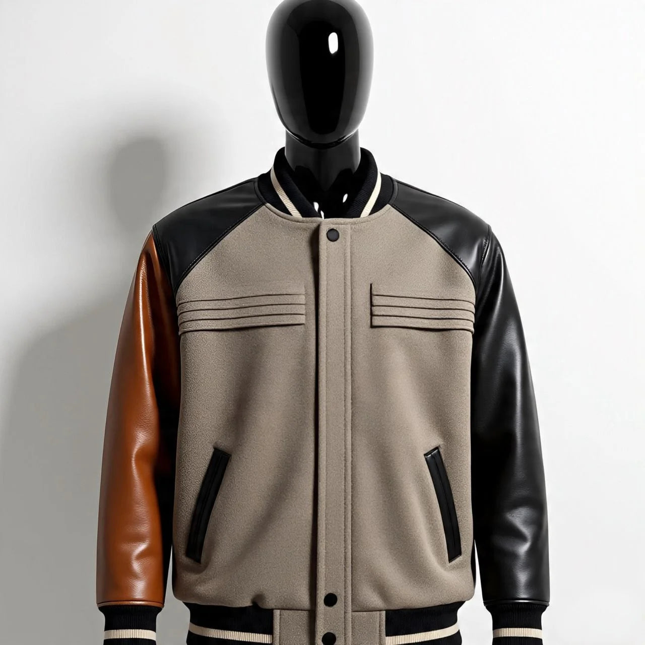 Plus Size Men Jackets Baseball Jackets Coats Winter Warm Men Clothing 2026 High Quality Clothing logo Letterman Jackets Secondary image