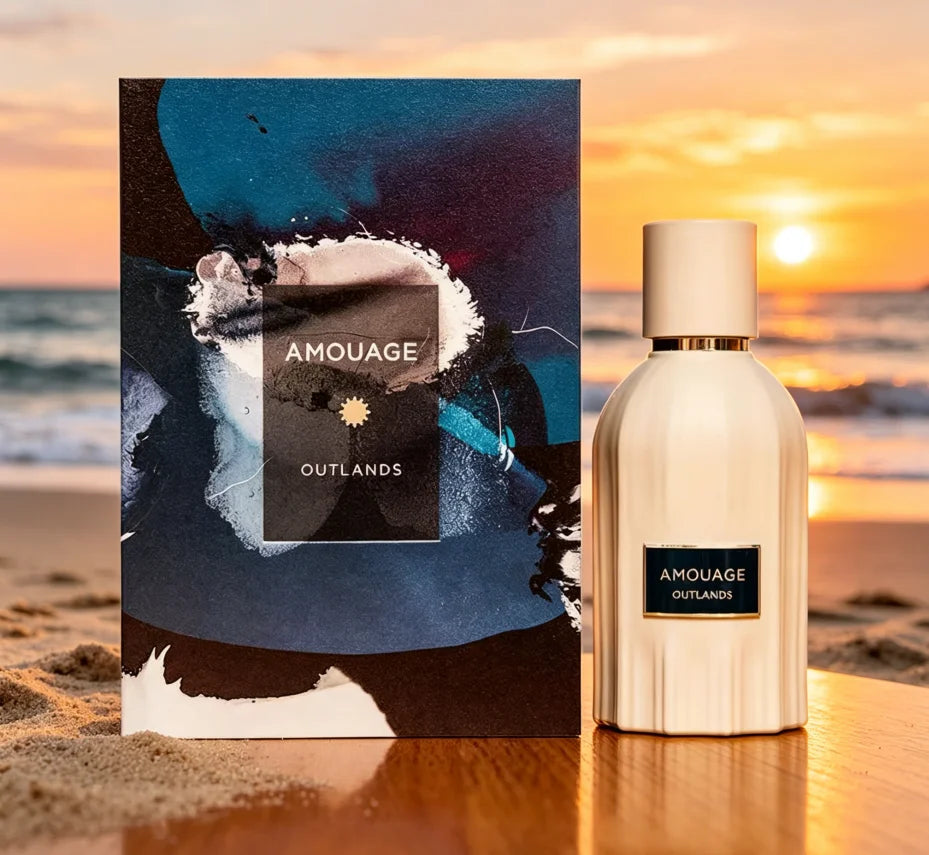 AMOUAGE Outlands Smoked Amber perfume Neutral perfume spray, lasting fragrance, 3.4oz100ml