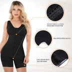 Full Body Shaper High Compression Shapewear Girdle With Brooches Bust For Postpartum Slimming Sheath Belly Fajas Colombianas