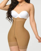 Fajas Colombianas Compression Shapewear Open Bust Tummy Control with Zipper