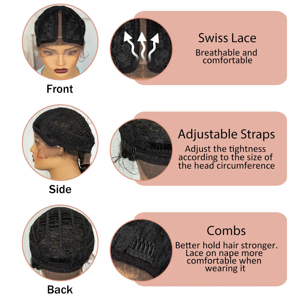 Twist Braided Wigs Synthetic Lace Front Handmade Knotelss Braided Lace Wigs Natural Braidis Wigs with Baby Hair for Black Women