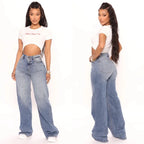 2026 New Y2K High Waist Baggy Jeans For Women Fashion Loose Denim Wide Leg Pants Casual Female Clothing XS-XL Drop Shipping