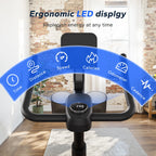 MERACH Exercise Bike Brake Pad/Magnetic Stationary Bike with Exclusive App Low Noise Indoor Cycling Bike with Fitness Courses
