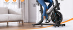 MERACH Exercise Bike Brake Pad/Magnetic Stationary Bike with Exclusive App Low Noise Indoor Cycling Bike with Fitness Courses