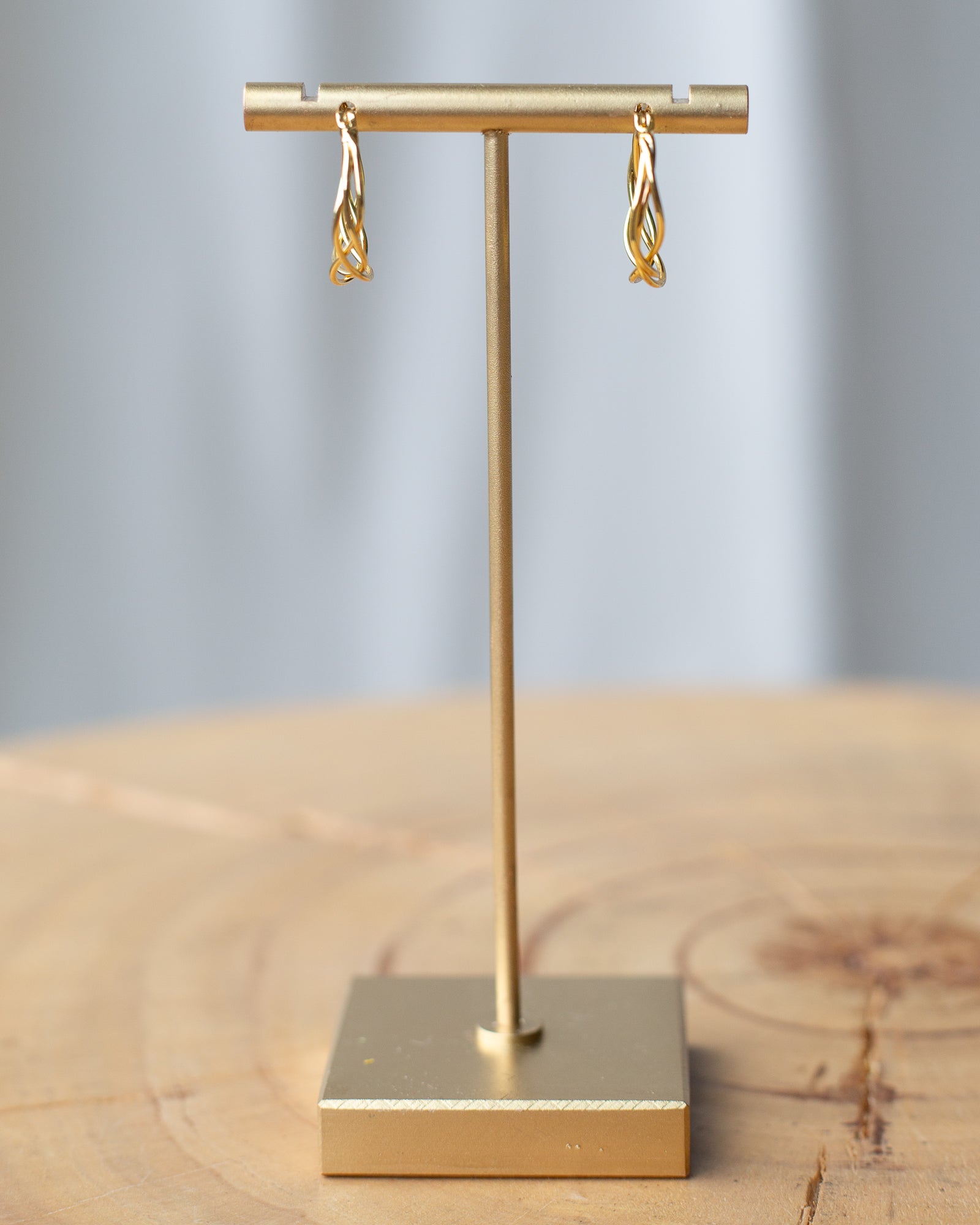 Braided Hoop Earrings Secondary image