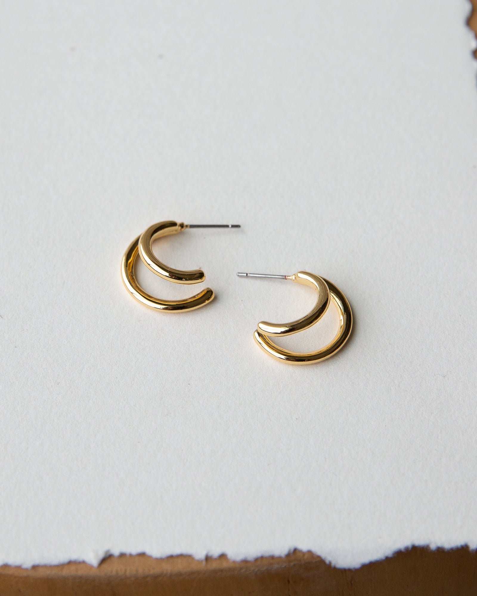 Double Hoop Earrings Main image