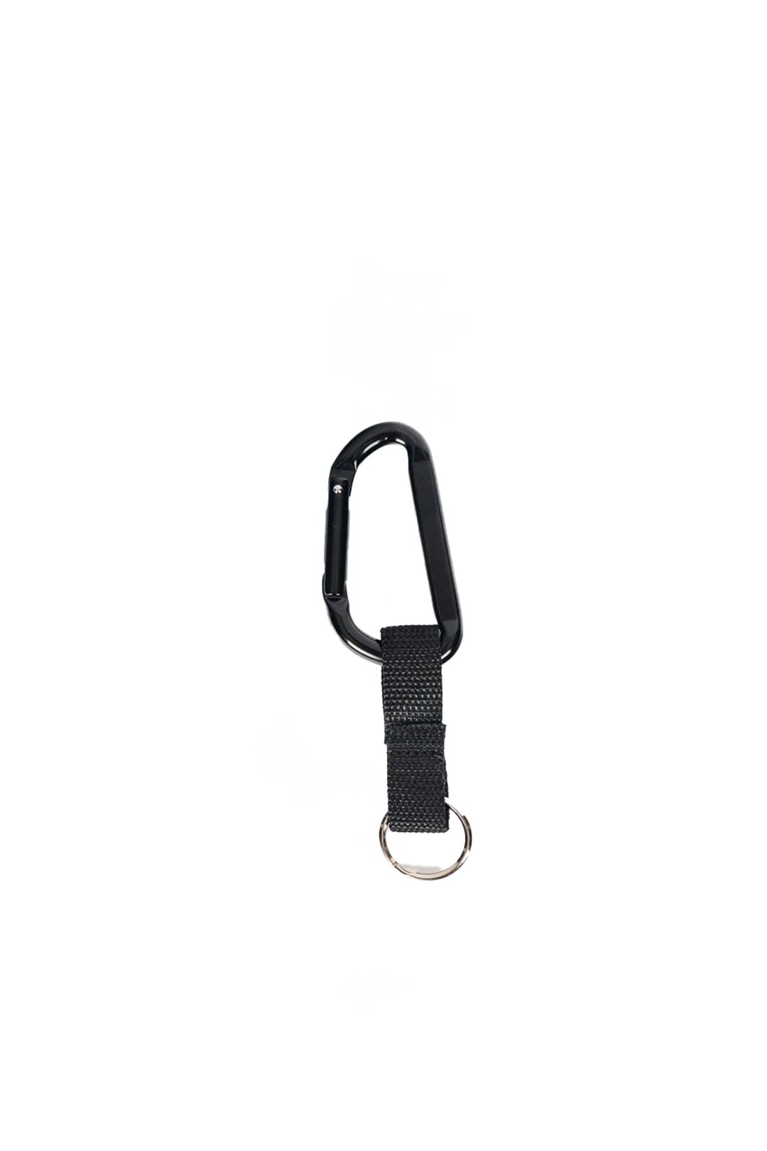 Jumbo Carabiner with Web Strap Key Ring Secondary image