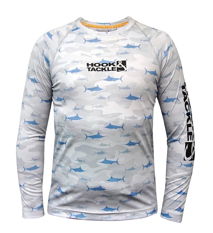 Youth Camo Billfish UV Fishing Shirt (8-20) Main image