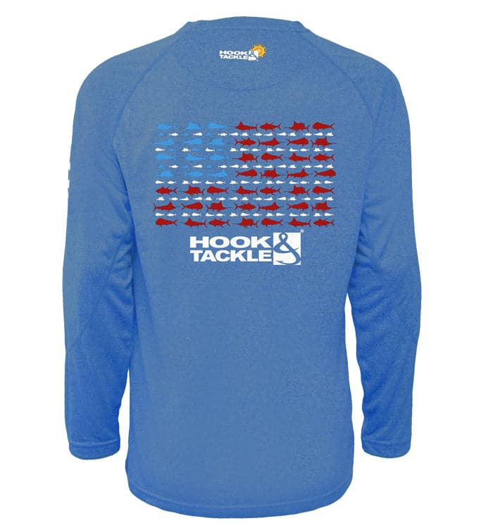 Youth American Fish UV Fishing Shirt (8-20) Main image