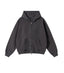 GREY VINTAGE WASH ZIP HOODIE