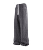 CHARCOAL OVER-DYE SWEATPANTS