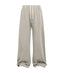 BEIGE PANEL SWEATPANTS