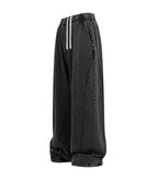 ACID WASH PANEL SWEATPANTS