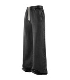 NOIR DISTRESSED SWEATPANTS