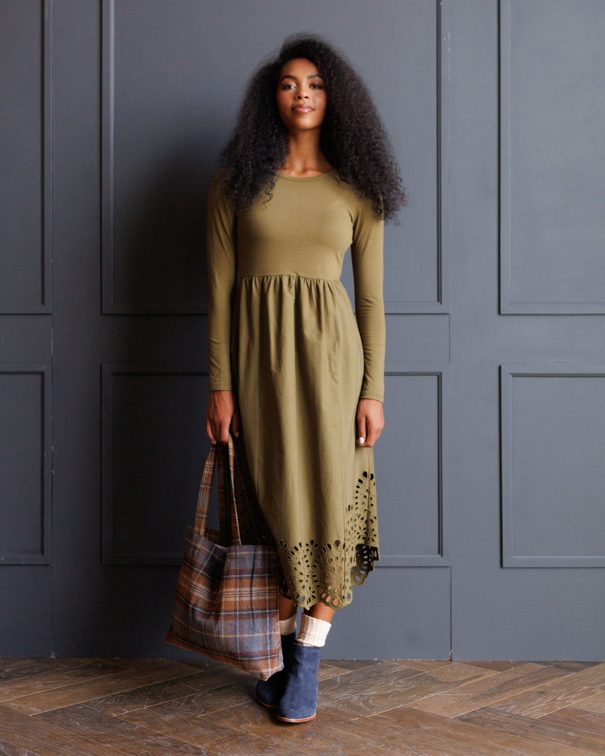 Embroidered Hybrid Dress