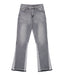 GREY SPLIT FLARE DENIM