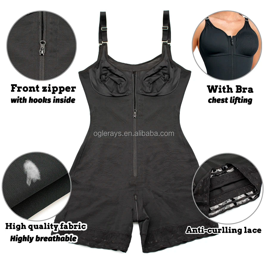 Wholesale Tummy Control Fajas Colombian Shapers Para Mujer Postpartum Post Surgery Slimming Body Garments Girdle Shapewear Secondary image