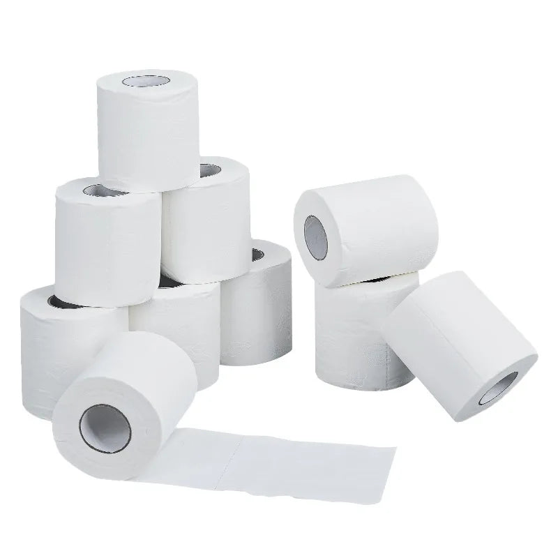 Wholesale Disposable Thick 2 Ply Toilet Paper Custom Logo Eco-Friendly Household Organic Soft Strong Bulk Rolls Toilet Paper Secondary image
