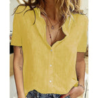 Summer Elegant Harajuku Linen Oversized Shirts Short Sleeve Birds Print Loose Blouses and Tops Casual Oversized  Tunic Clothing