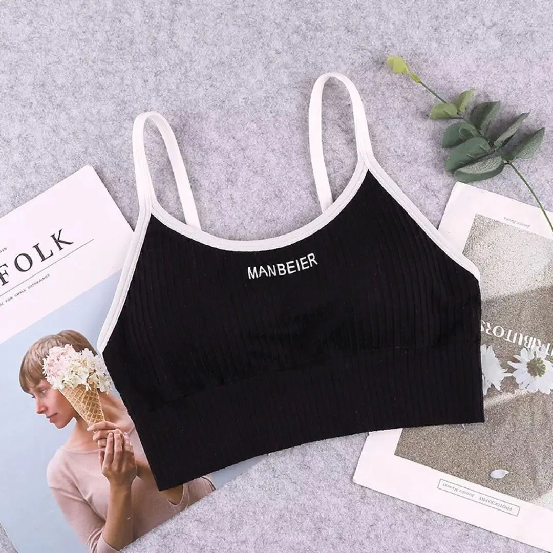 Soft Comfort Sports Bra – Cotton Crop Top