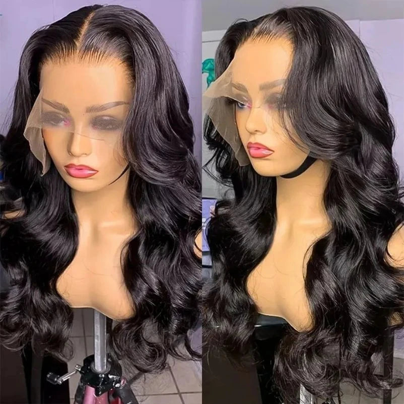 13X6 HD Lace Frontal Wigs Human Hair Full HD Lace Wigs Human Hair Lace Front Body Wave Deep Curly Virgin Hair Wigs Secondary image