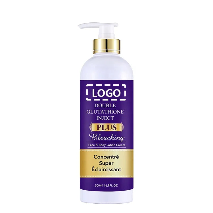 OEM/ODM Naturally Vegan Brighten Skin Best Glutathione Lightening Knuckle Black Spot Whitening Body Lotion for Men and Women