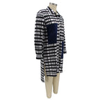 New Plus Size Dresses Women 2022 Wholesale Buttons Casual Long Sleeve Loose Office Lady Plaid Shirt Midi Dresses Dropshipping