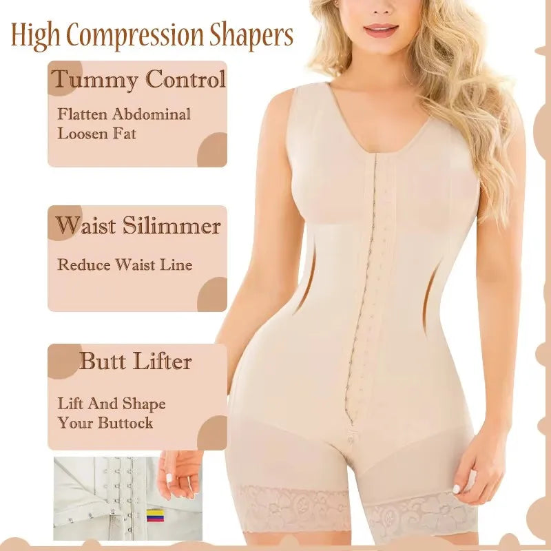 2026 Stage 2 Faja Colombian Post Surgery Tummy Control Shapers Colombian Girdles Butt Lifter Reducing Hourglass Shapewear Sheath