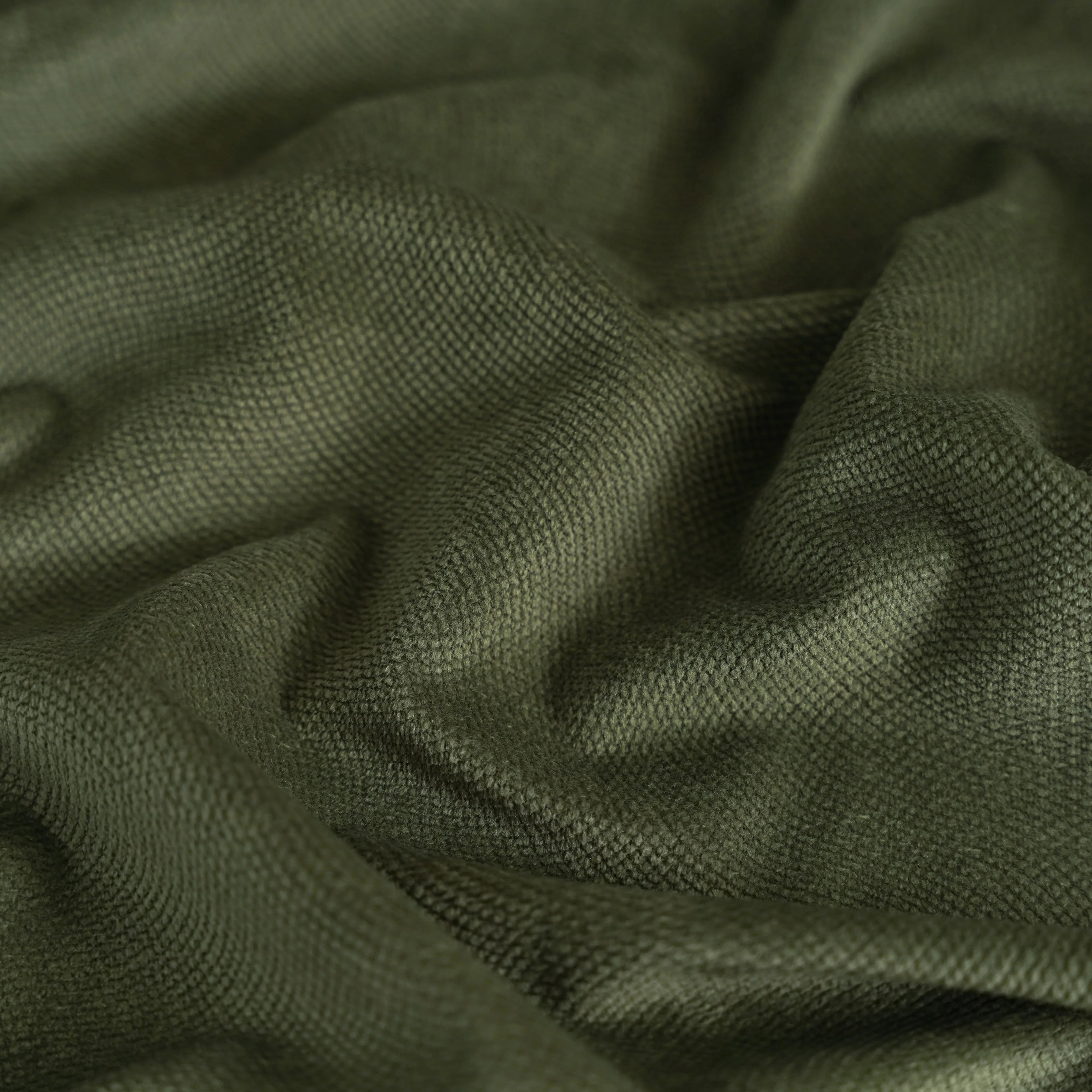 JA Super Soft Luxury Blackout Heat Insulation Shading Noise Reduction Curtains Green Velvet Modern Insulated