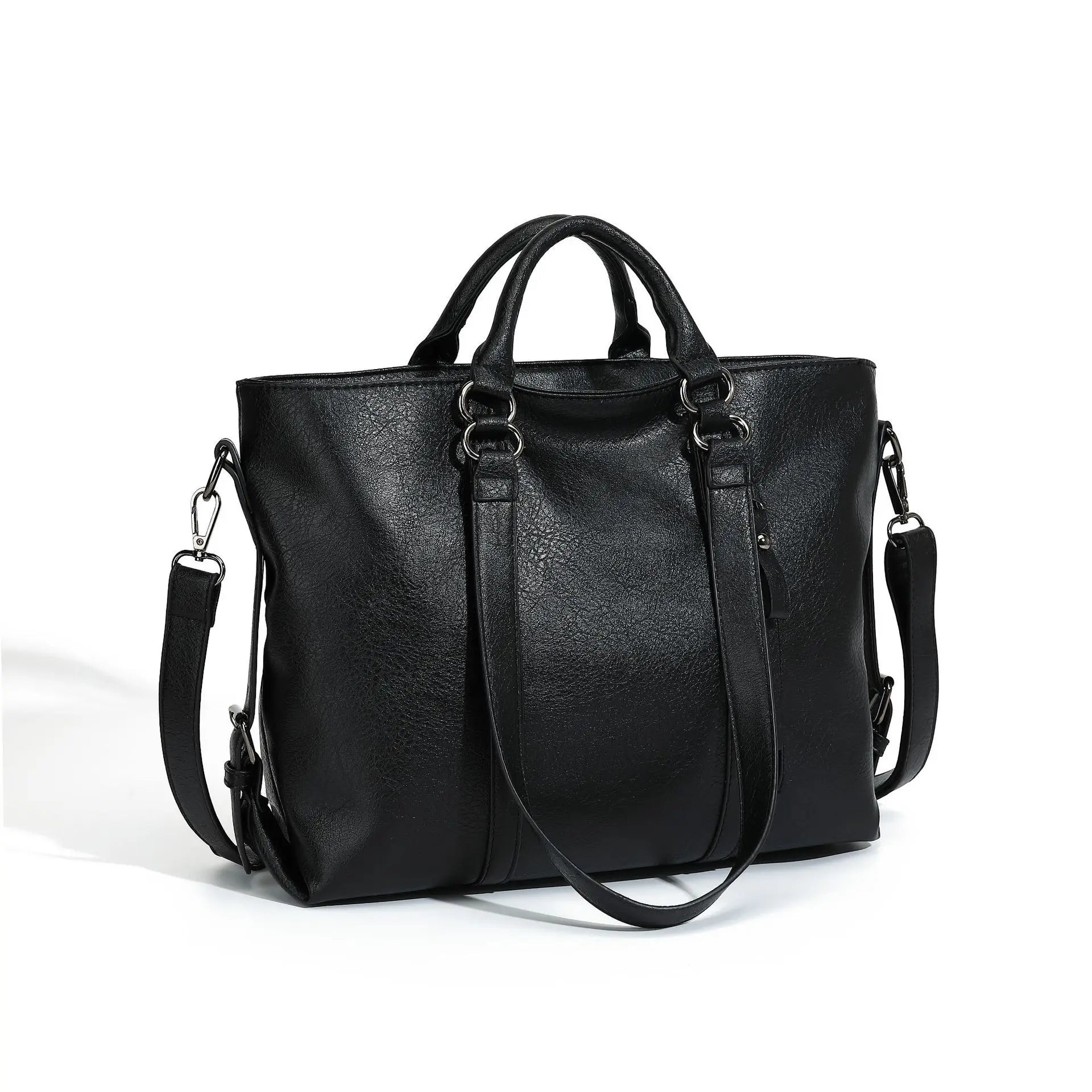 2026 New Trend Women's Fashion Crossbody Bags Portable Soft PU Leather Large-capacity Waterproof Handbags with Zipper Closure Secondary image