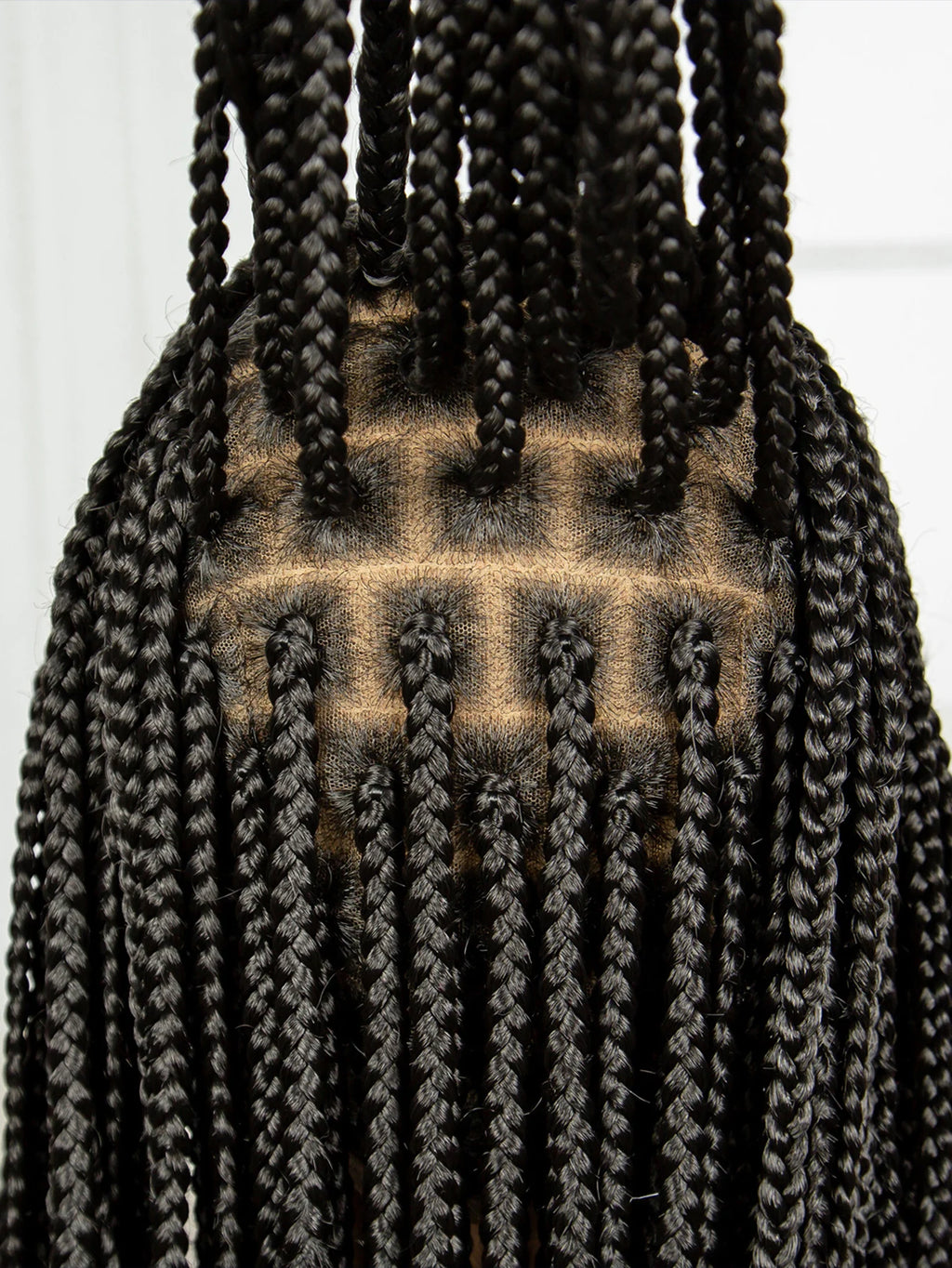 36 Inch HD Lace Front Cornrow Braided Wigs for BLACK  Women  Knotless Braided Wigs for Women Box Braid Wig