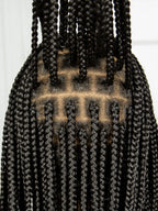 36 Inch HD Lace Front Cornrow Braided Wigs for BLACK  Women  Knotless Braided Wigs for Women Box Braid Wig