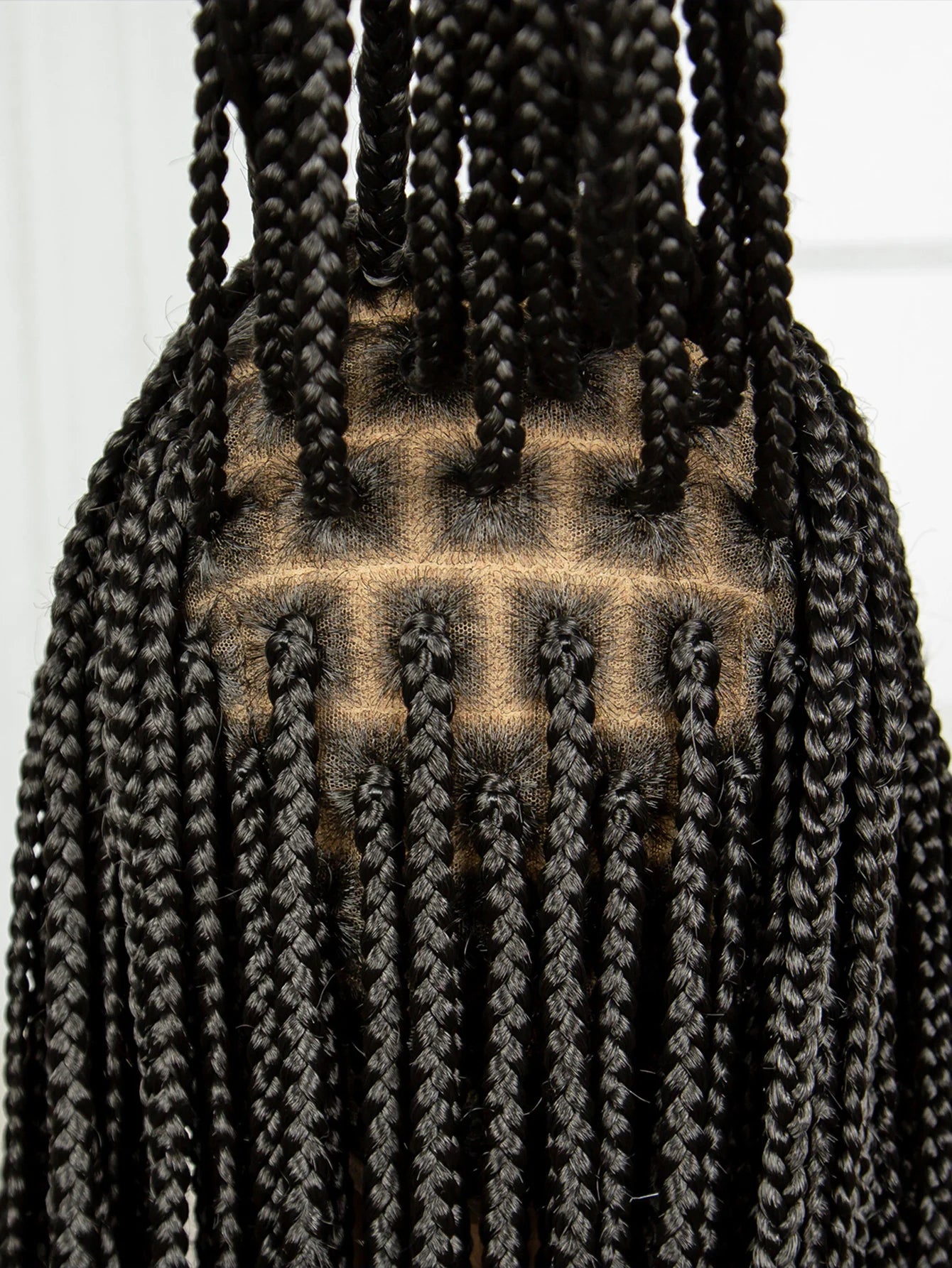36 Inch HD Lace Front Cornrow Braided Wigs for BLACK  Women  Knotless Braided Wigs for Women Box Braid Wig