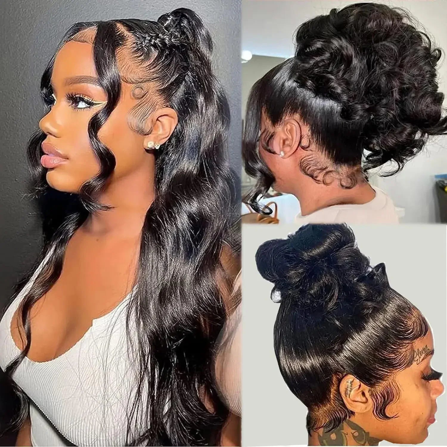 Raw Vietnamese Wig Vendor Body Wave Lace Front Wig Human Hair Wholesale Glueless Hd Lace Frontal Wigs for Black Women Secondary image