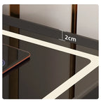 Modern Simple Luxury Smart Bedside Table New Solid Wood Multi-Functional Wireless Charging Accessible Internet Bedroom Furniture