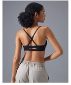 New Arrival High Quality Ladies Sports Bra Women Plain Solid Color Shockproof Women Underwear Slim Yoga Bra for Gym Active Wear
