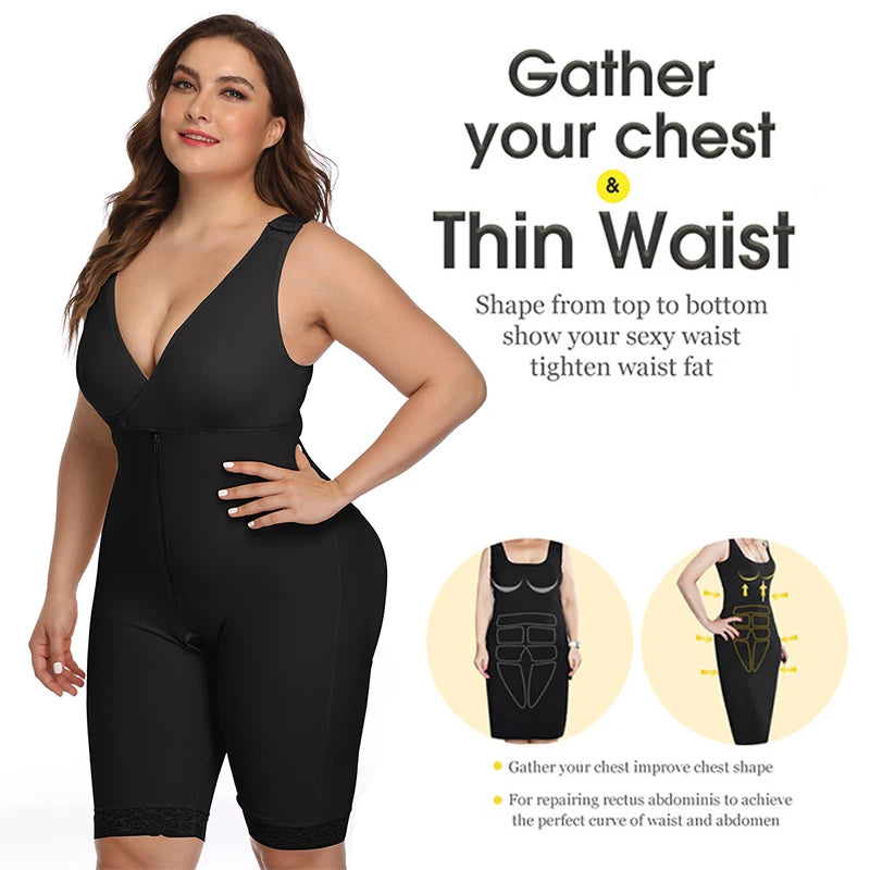 Body Shaper Women Slimming Shapewear Plus Size Full Body Shaper Waist Trainer Corset Seamless Butt Lifter faja moldeadora Binder