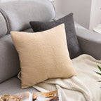 Plush Cushion Cover Cozy Faux Fur Teddy Pillow Cover For Sofa Living Room 18x18 Decorative Pillows Nordic Home Decor Pillowcase