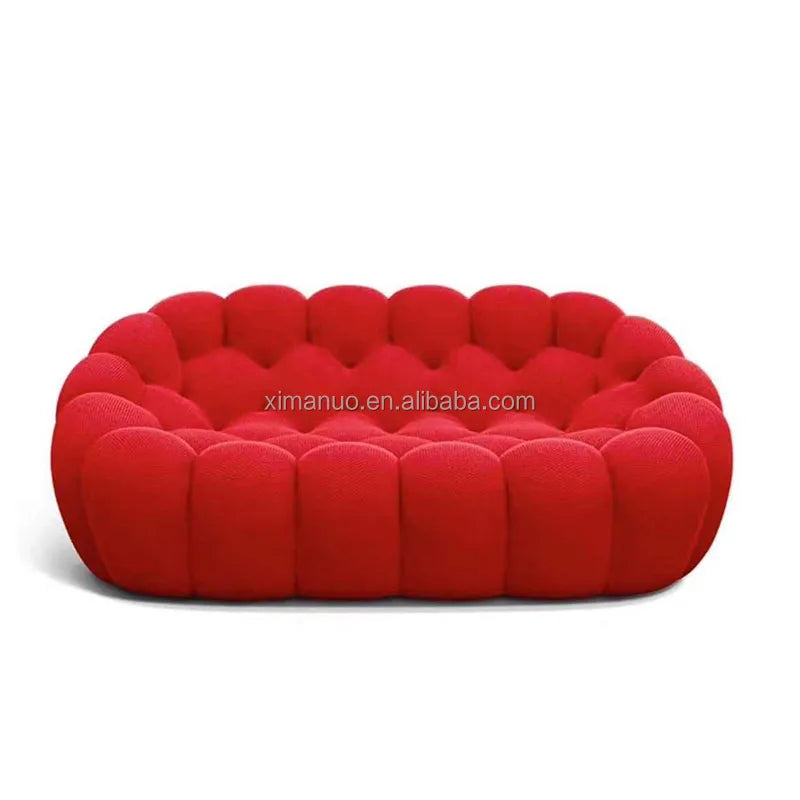 Compressed Vacuum Roll Ack Rochburg Bubble Sofa Freehand Living Room Designer Football Styling Sofa
