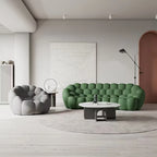 Innovative Business Idea Alibabaa Contemporary Wabi-Sabi Sponge Filled Space Saving Sectional Sofa Set Apartment Mall Furniture