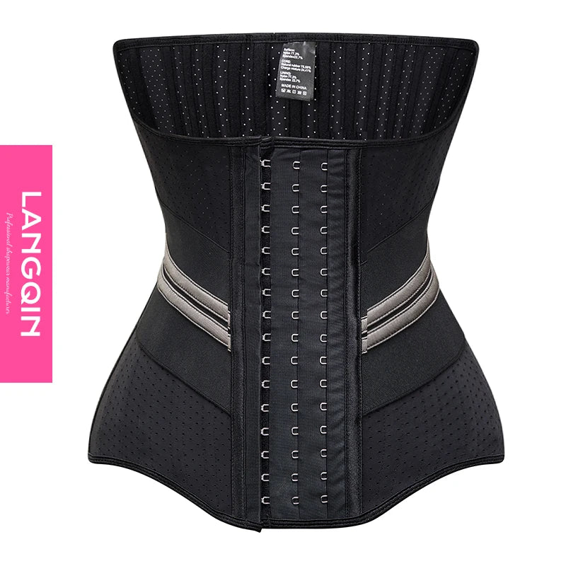 ODM OEM Women's Sauna Sweat Belt Plus Size Corset Control Breathable Belly Trainer for Weight Loss Secondary image