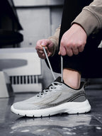2026 New Fly Knit Material Upper Breathable and Lightweight Large Size Men's  Fly Knit Casual Sports Shoes
