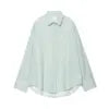 MYST&ZA Women's Clothing 2026 Autumn New Fashion Simple Versatile Striped Loose Lapel Shirt 7200078 7200412