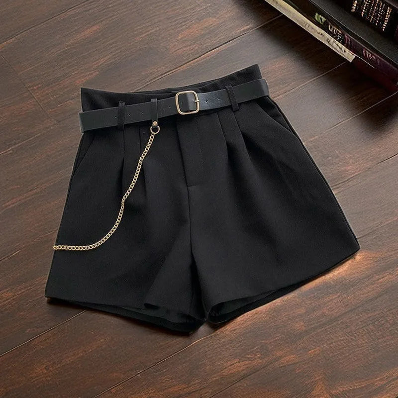 Fashionable High Waisted Wide Leg Women's Pants Perfect Summer Workwear Shorts Secondary image